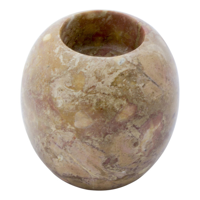 Indomarmer Red Marble Tea light holder H8 Ø8