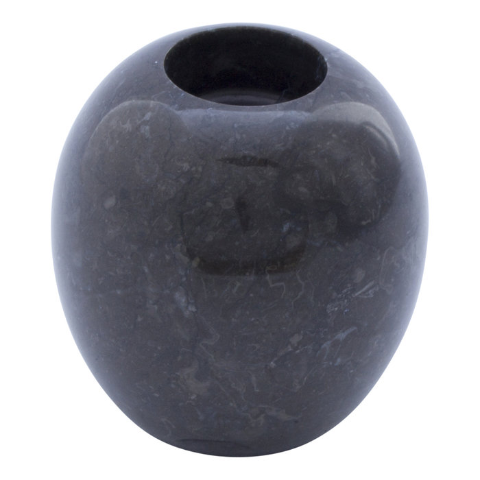 Indomarmer Black Marble Tea light holder H10 Ø10