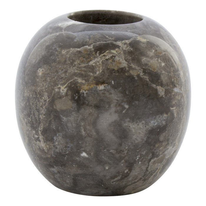 Indomarmer Gray Marble Tea light holder H10 Ø10