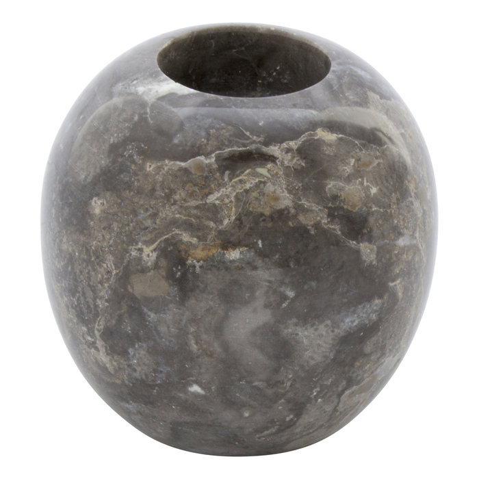 Indomarmer Gray Marble Tea light holder H10 Ø10