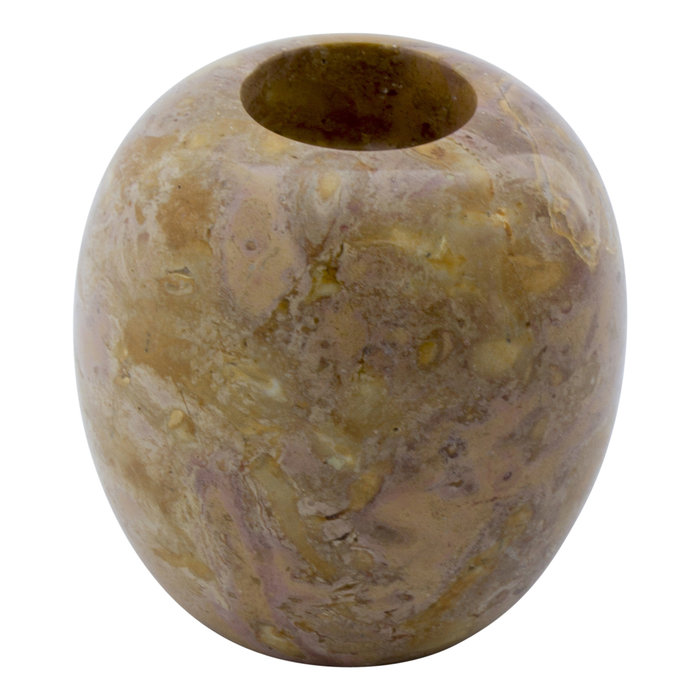 Indomarmer Red Marble Tea light holder H10 Ø10