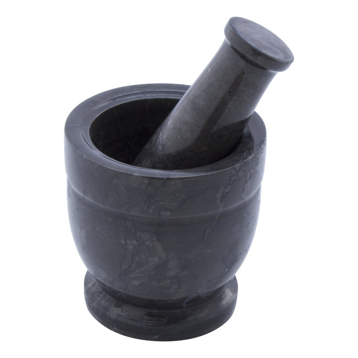 Indomarmer Black Marble Mortar