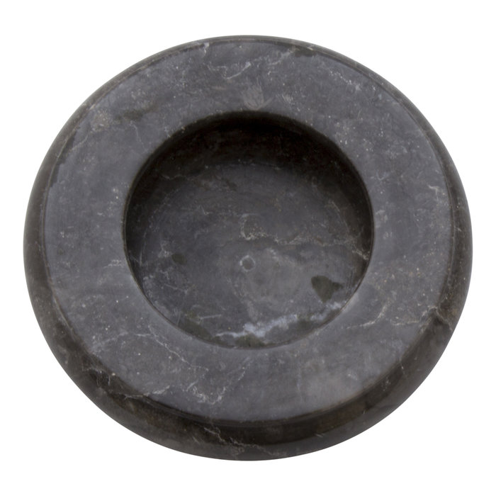 Indomarmer Asbak Zwart Marmer Ø 12