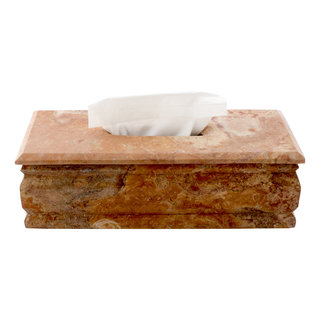 Indomarmer Luxe Tissue Box Rood Marmer