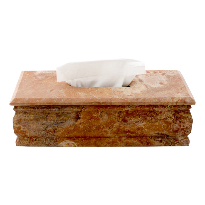 Indomarmer Luxury Tissue Box Red Marble