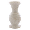 Cream Marble Rose vase H16 Ø8