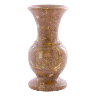 Indomarmer Red Marble Rose vase H16 Ø8