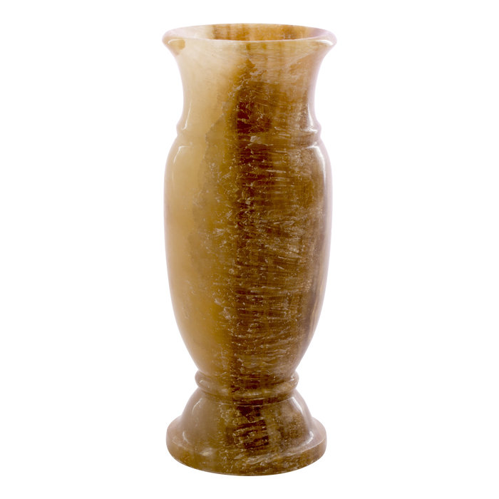 Indomarmer Vase aus Onyx H20cm Ø8cm