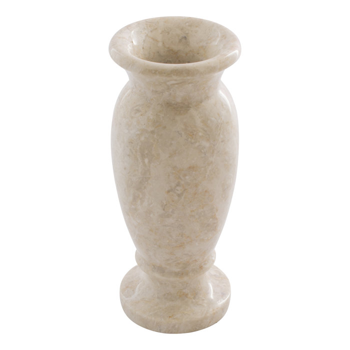 Indomarmer Creme Marmor Vase H20cm Ø9cm