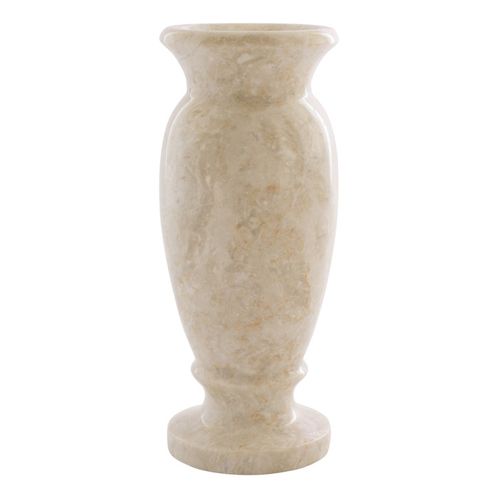 Indomarmer Crème Marmeren Vaas H20cm Ø9cm