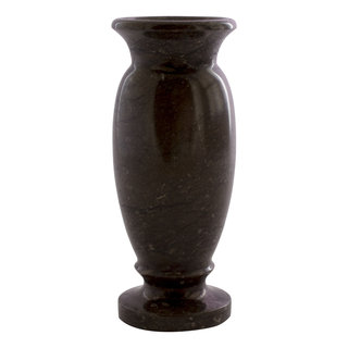 Indomarmer Black Marble Vase H20cm Ø9cm