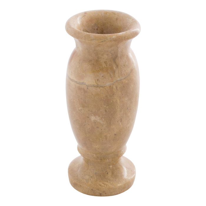 Indomarmer Rotem Marmor Vase H20cm Ø9cm