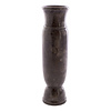 Vase aus Schwarz Marmor H30cm Ø8cm