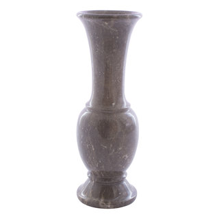 Indomarmer Gray Marble Vase H30cm Ø10cm