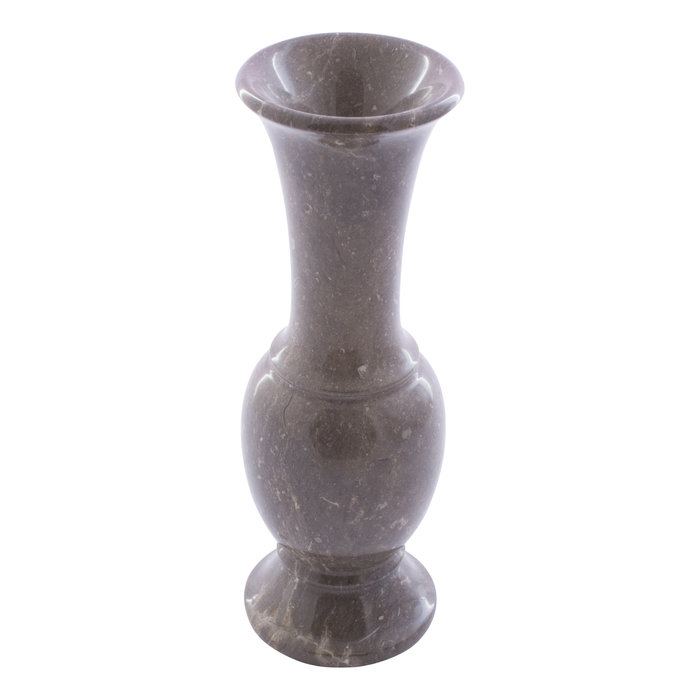 Indomarmer Grauem Marmor Vase H30cm Ø10cm