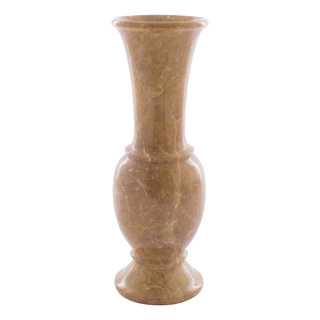 Indomarmer Rotem Marmor Vase H30cm Ø10cm