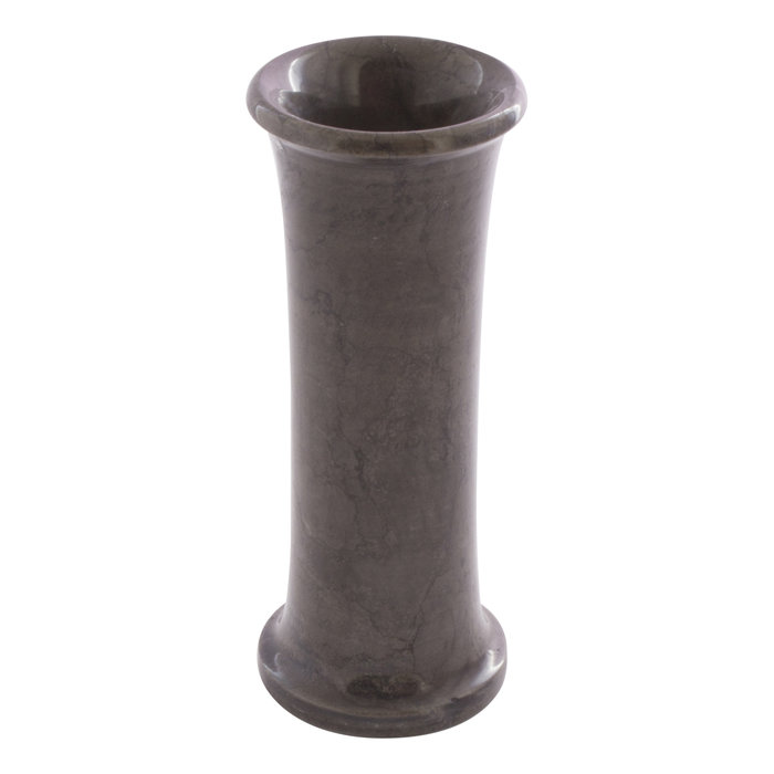 Indomarmer Slanke Zwart Marmeren Vaas H20cm Ø8cm