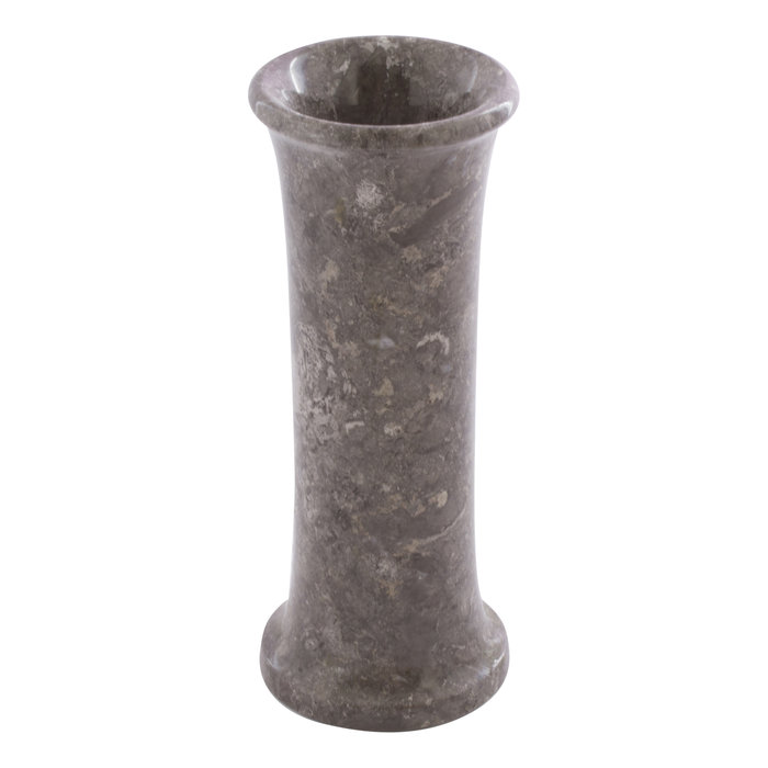 Indomarmer Slim Gray Marble Vase H20cm Ø8cm