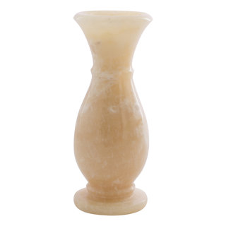 Indomarmer Roosvaasje Onyx H20cm Ø8cm