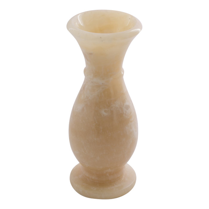 Indomarmer Rosenvase aus Onyx H20cm Ø8cm