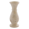 Indomarmer Crème Marmeren Roosvaasje H20cm Ø8cm