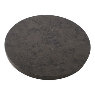 Indomarmer Zwart Marmeren Kaasplank Rond 30 cm
