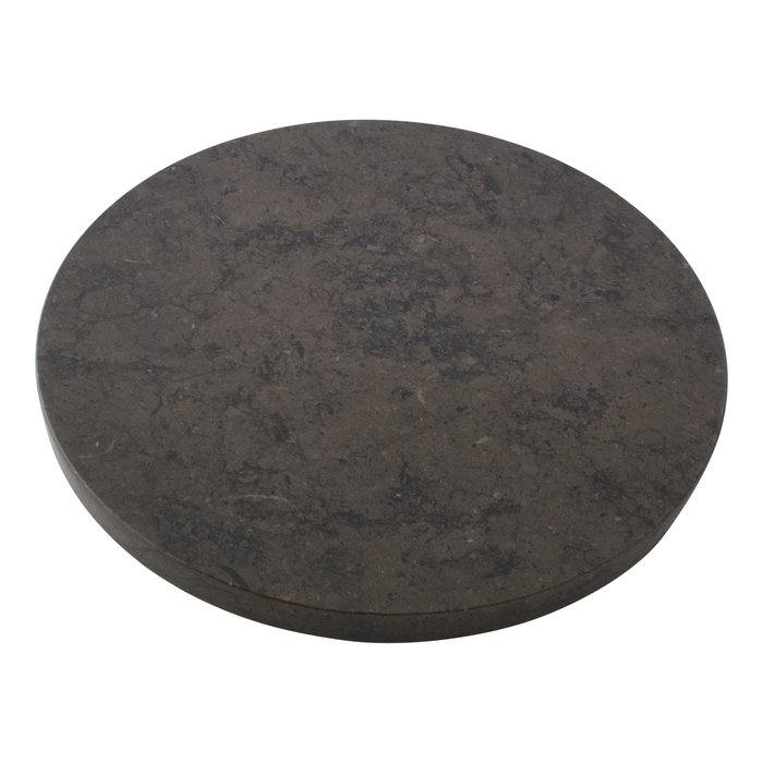 Indomarmer Schwarz Marmor Käseplatte rund 30 cm