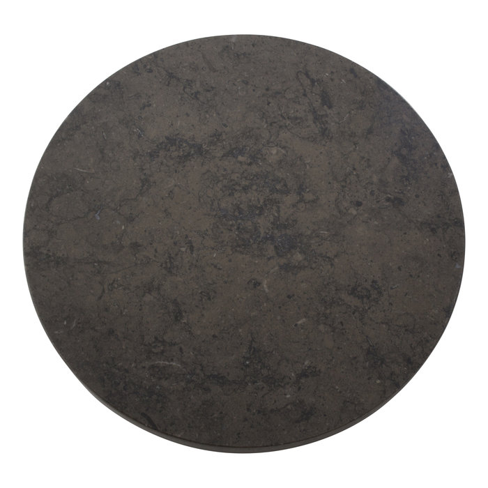 Indomarmer Schwarz Marmor Käseplatte rund 30 cm