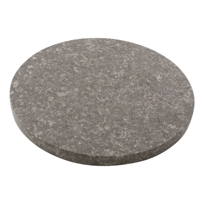 Indomarmer Grauem Marmor Käseplatte rund 30 cm