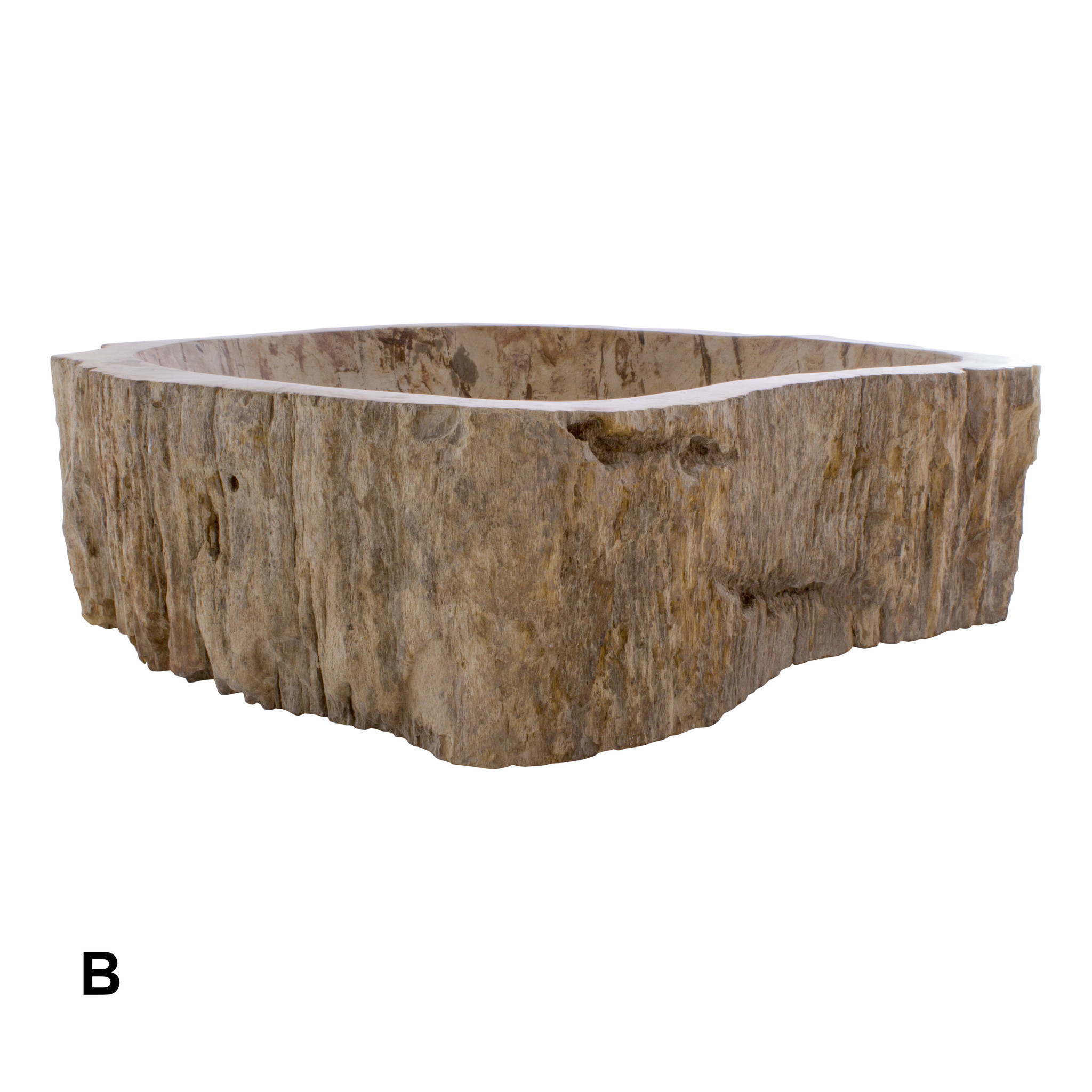 Indomarmer Petrified Wood Washbasin Set