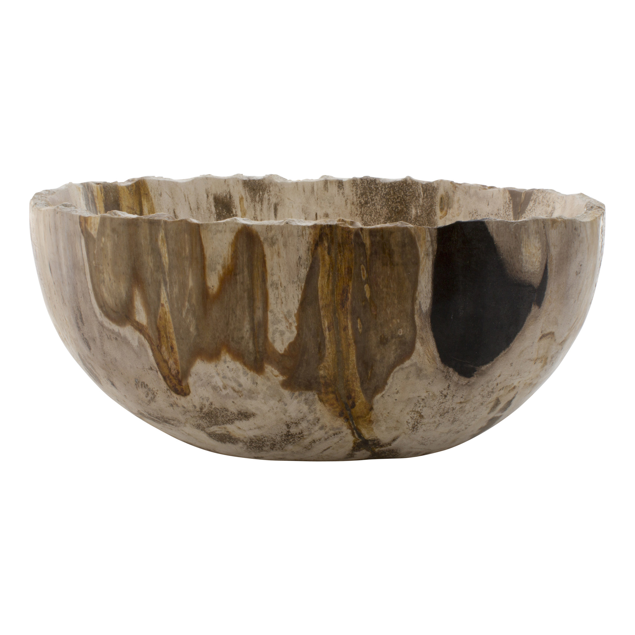 Indomarmer Petrified Wood Fruit bowl