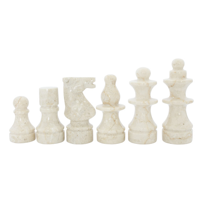 Indomarmer Schachbrett aus Marmor 45x45cm Modell 5