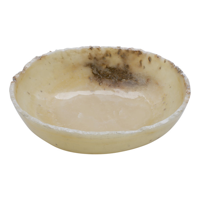 Indomarmer Obstschale aus Onyx