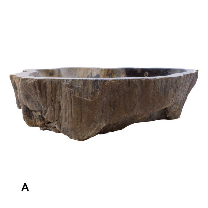 Indomarmer Petrified Wood Washbasin Set