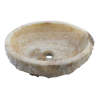 Indomarmer Wasbak van Onyx 46x41x15cm