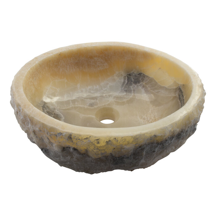 Indomarmer Wasbak van Onyx 46x41x15cm