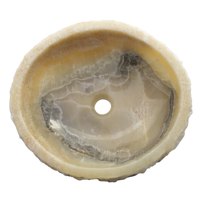 Indomarmer Wasbak van Onyx 46x41x15cm