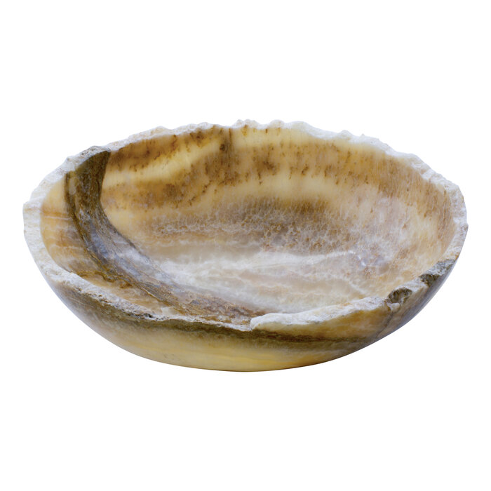 Indomarmer Obstschale aus Onyx