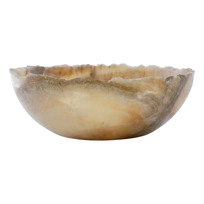 Indomarmer Obstschale aus Onyx