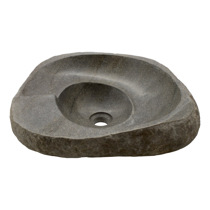 Indomarmer River Stone Washbasin Spiral 52x46x15cm