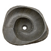 Rivierstenen Wasbak Spiraal 52x46x15cm