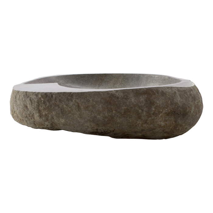 Indomarmer River Stone Washbasin Spiral 52x46x15cm