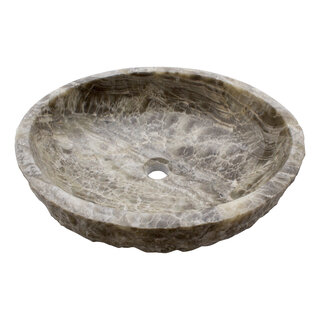 Indomarmer Washbasin of Black Onyx 53x43x15cm