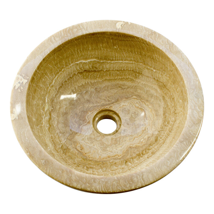 Indomarmer Sunset Onyx Wash bowl Ø 40 x H 15 cm