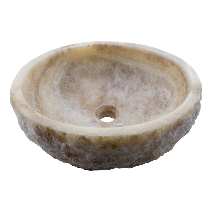 Indomarmer Wasbak van Onyx 46x41x15cm