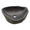 Waschbecken aus Flussstein 49x39x15cm