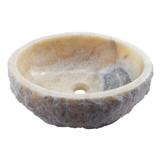 Indomarmer Wasbak van Onyx 46x42x15cm