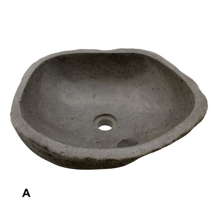 Indomarmer River Stone Washbasin Set