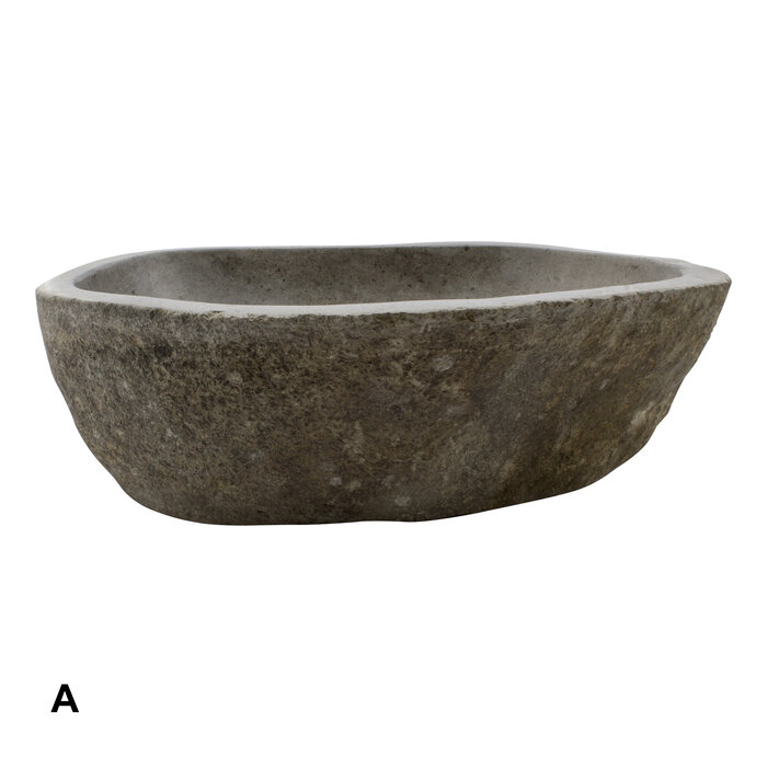 Indomarmer River Stone Washbasin Set