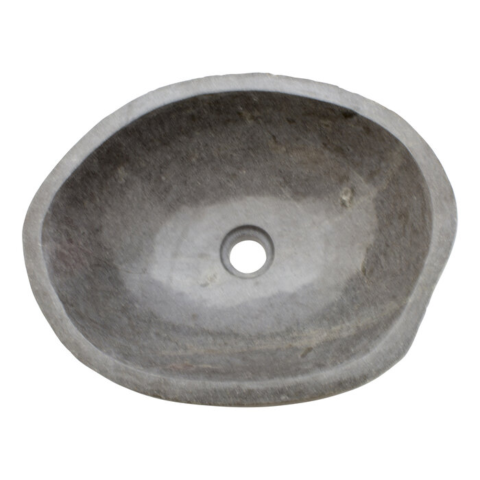 Indomarmer Rivierstenen Waskom 46x36x15cm